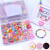 Diy Handmade Beaded Toy With Accessory Set Children Creative 24 Grid Girl Jewelry Making Toys Educational Toys Children Gift