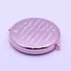 Portable Double-Sided Metal Folding Makeup Mirror for Men and Women