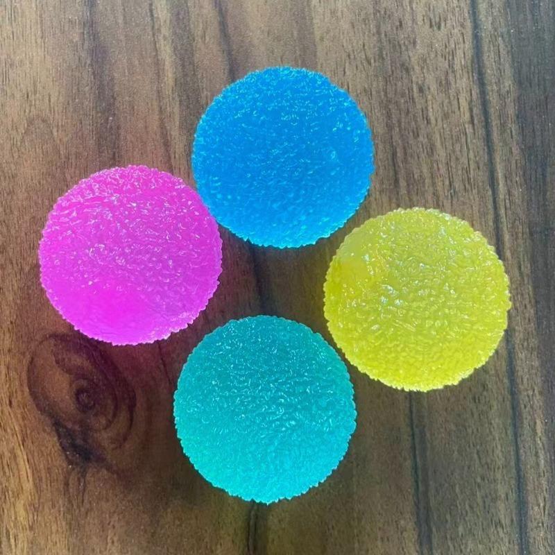 Toys Squishy Ice Balls Fidget Toy Colorful Stress Ball Slow Rebound Anxiety Relief Sensory Squeeze for Adults Birthday Gift Presents