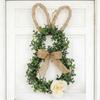 19.6 Inch Easter Wreaths With Flower Artificial Wreath Front Door Wreath  Wall Decoration