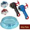 Free Shipping Dual Alloy Burst Gyro Toy - Magic Light Pull String Battle Gyro