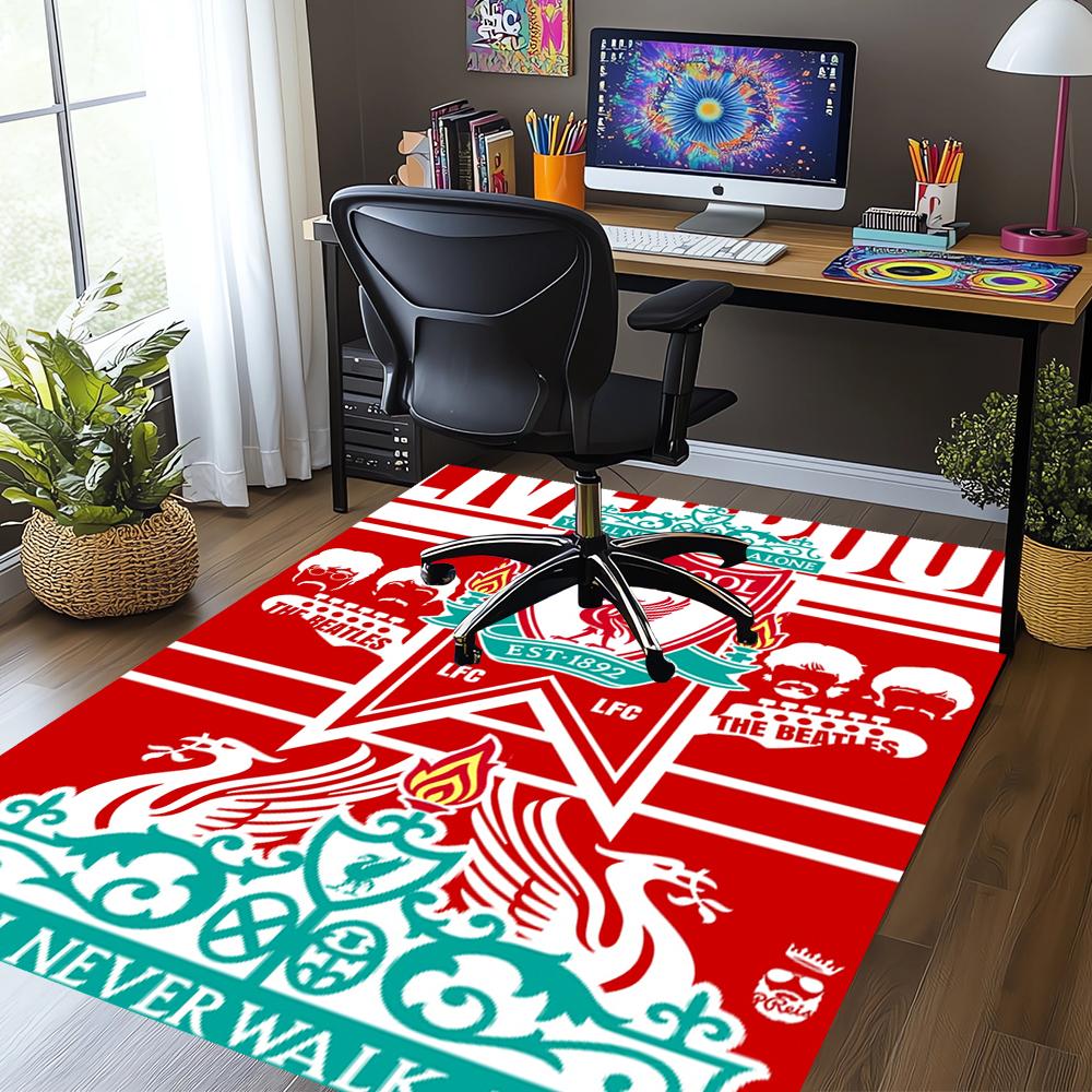 Liverpool Football Club Printed Carpet,Rug,for Office Chair Living Room Bedroom Kitchen Room Decor Gifts.