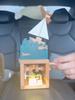 Mediterranean Style Wooden Music Box - Nautical Theme, Sailing Ship with Waves Design, Handcrafted Mechanical Music Box with Rotating Feature