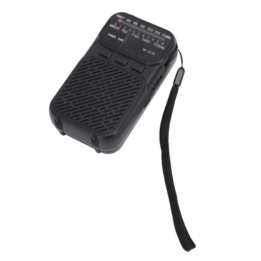 Portable Radio AM FM with   5.3 Battery Operated   Radio with Small Memory Card Flashlight