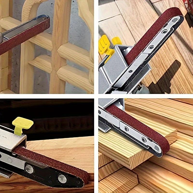 457x13mm 36pcs Aluminum Oxide Sanding Belts (1/2"x18") Assorted Grits 40/60/80/120/180/240 Ideal For Wood Sanding