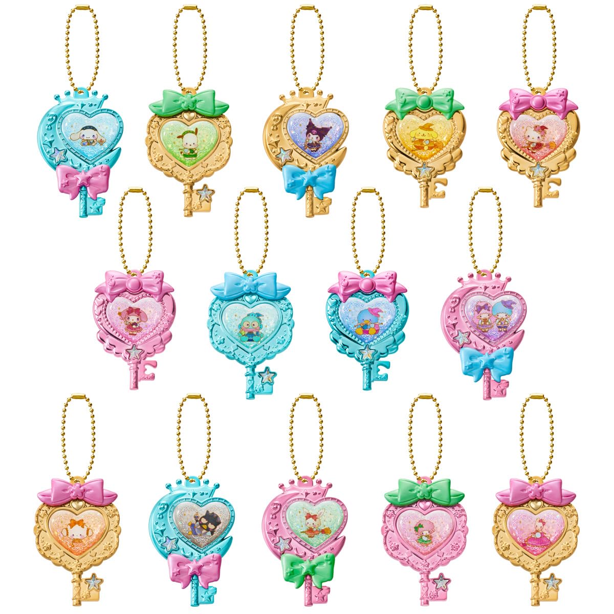 

Персонажи Sanrio Kiratto Волшебный Шарм Коробка печенья [Bandai] 12 штук (конфетная игрушка)