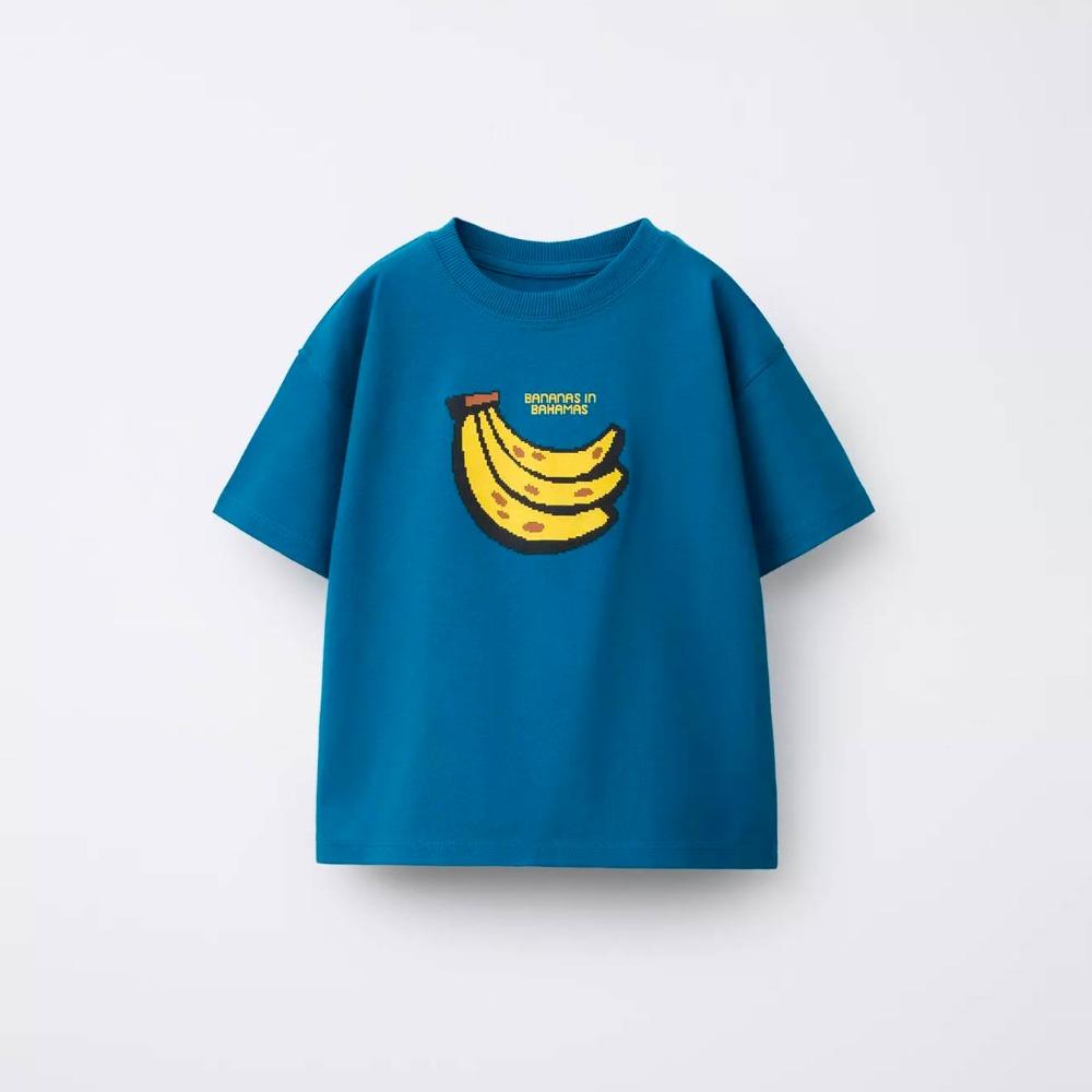 

New Kids TShirt Cartoon Printed Tees Crewneck Base Shirt Baby Girls Cute Summer Clothes Simple Versatile T Shirt 100