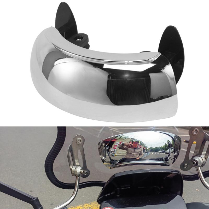 Motorcycle Rear View Mirror 180° Wide Angle No Blind Spot Rearview Mirror For Motorbike Scooter Modification Parts