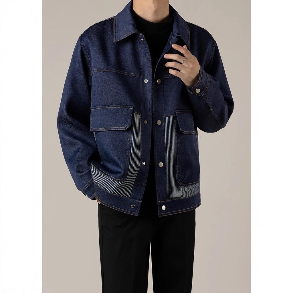 Mantel Herren Neu Frühling und Herbst Locker Lässig Trend Jungen Jacke Herren Top