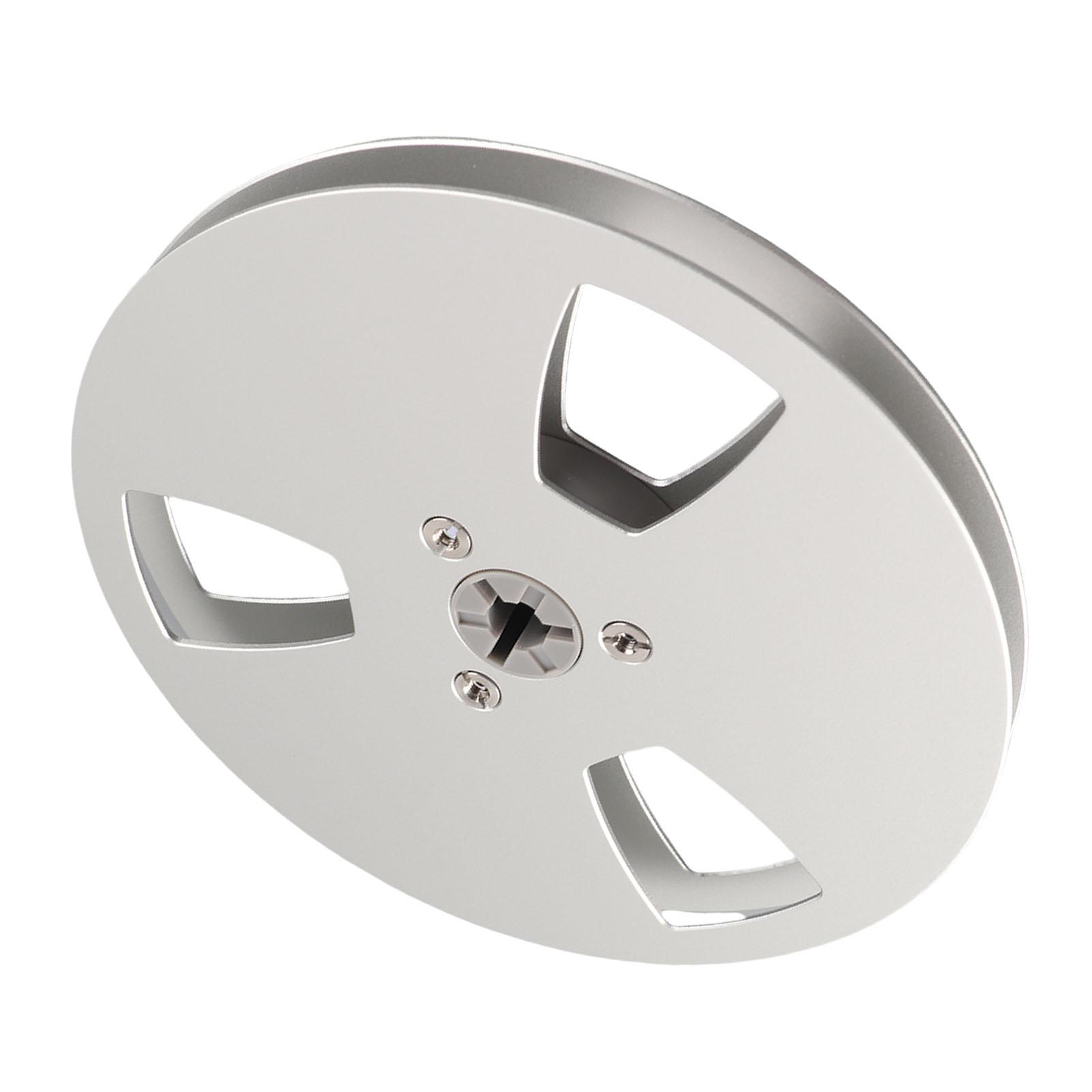 

1 4 5 Inch Empty Tape Reel Aluminum Alloy 3 Hole Opening Machine Part Recording Takeup Reel