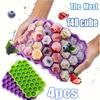 Reusable BPA Free Silicone Ice Mold with Removable Lids 148 Grids Ice Cube Tray Creative Honeycomb Ice Mould for Home Use