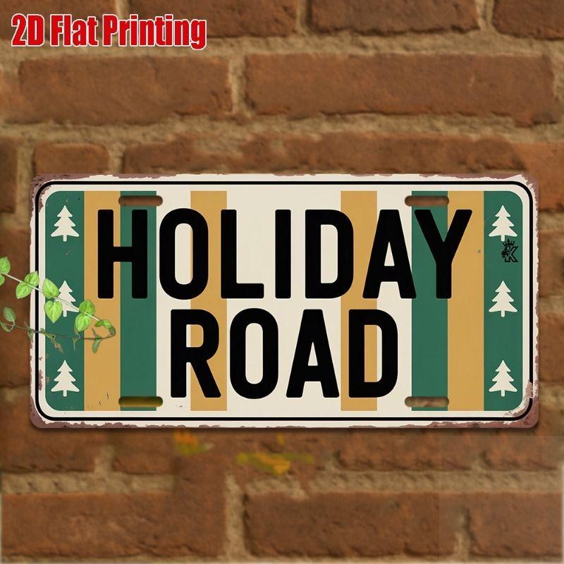 Souvenir Metal License Plate, Custom Auto Sign 15x30cm