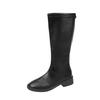 Knee High Boots for Women Classic Solid Color Boots Plus Size Fashion Boots Tall Boots