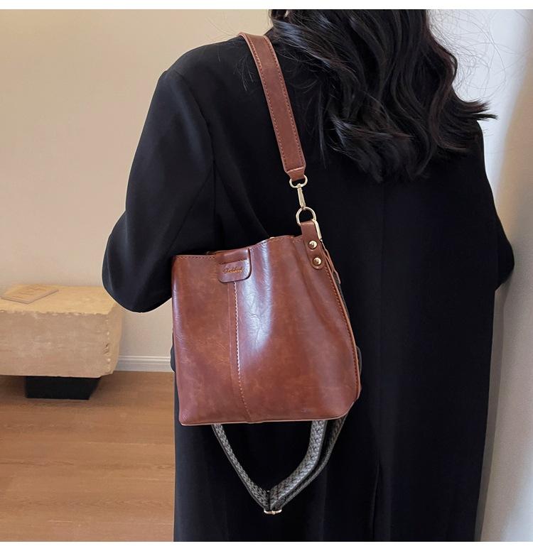 Fashion Trending Luxury Designer Brand Women Bags Female Handbags Solid Bucket Bag for Women 2024 Crossbody Shoulder Bags Totes