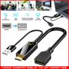 High Speed 4k Hdmi To Dp Displayport Active Converter Cable With Usb Power For Pc Laptop