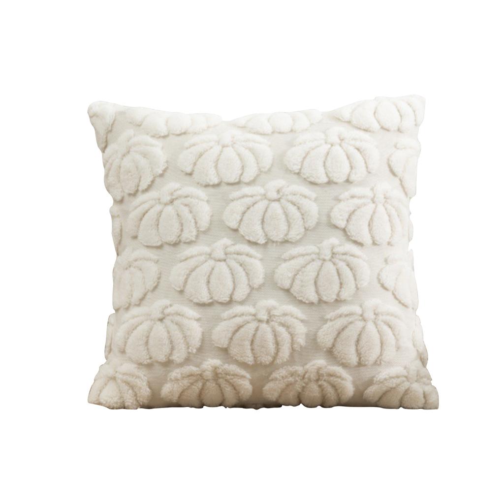 New Pumpkin Pillow HalloweenRabbitFur Plush PillowcaseAutumn Sofa Cushion Cushion