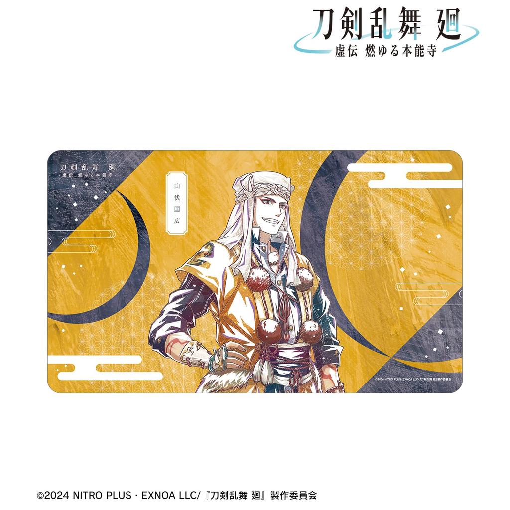 Anime Ranbu Kai Kyoden Burning Touken Ranbu Kai Kyoden Burning Honnoji Yamabushi Kunihiro Ani Art 1st Edition Desk Mat "Touken Honnoji" Multi-Purpose