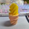 3D Printed Toys Simulation Spiral Sweet Tube Model Realistic Artificial Food Model Fake Food Dessert Decompression Decorative