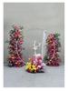 Round Balloon Arch Stand for Outdoor Wedding Celebrations - Wrought Iron Ring Decoration in Stock