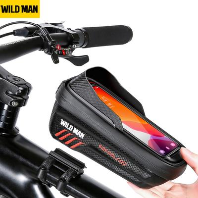 Bicycle Bag Phone Holder Mount Bike Phone Support  Case Handerbar Waterproof Frame Top Tube Mtb Bag Tools Accessories Wild