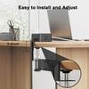 Clamp Mounted Power Strips 13AC Outlets 4 USB Port 20WPD Fast Charging Safety Protections 2M Cord ABS Materials Build