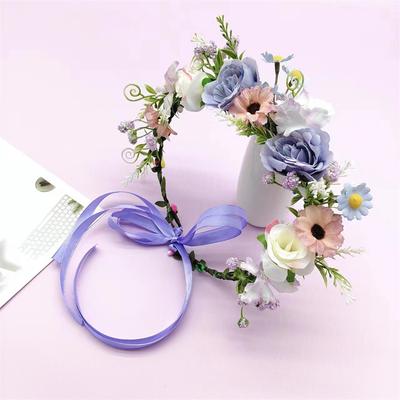 Neu neue Rose Girlande Mode Brautjungfer Blumen Haarband Outdoor Shooting Studio Reise Performance Girlande Kopfschmuck