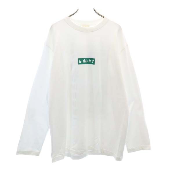 

неиспользованный VAST222 19ss сделано в Японии Принт Свитшот с длинным рукавом 3 белый Мужской Б/у