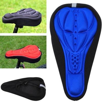 3D Cycling Bicycle Bike Silicone Saddle Seat Cover Silica Gel Cushion Soft Pad