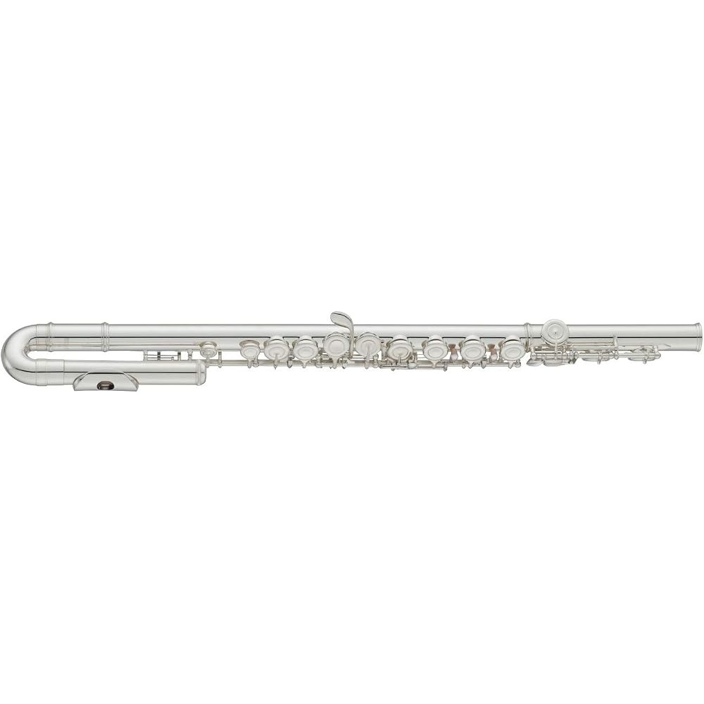YAMAHA YFL-212U Standard Flute Silver Finish with Case and Cleaning Kit Musical Instrument