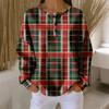 Women's Casual Shirts Long Sleeve Tops Button Up V Neck Loose Knit Fall Favorites For Women