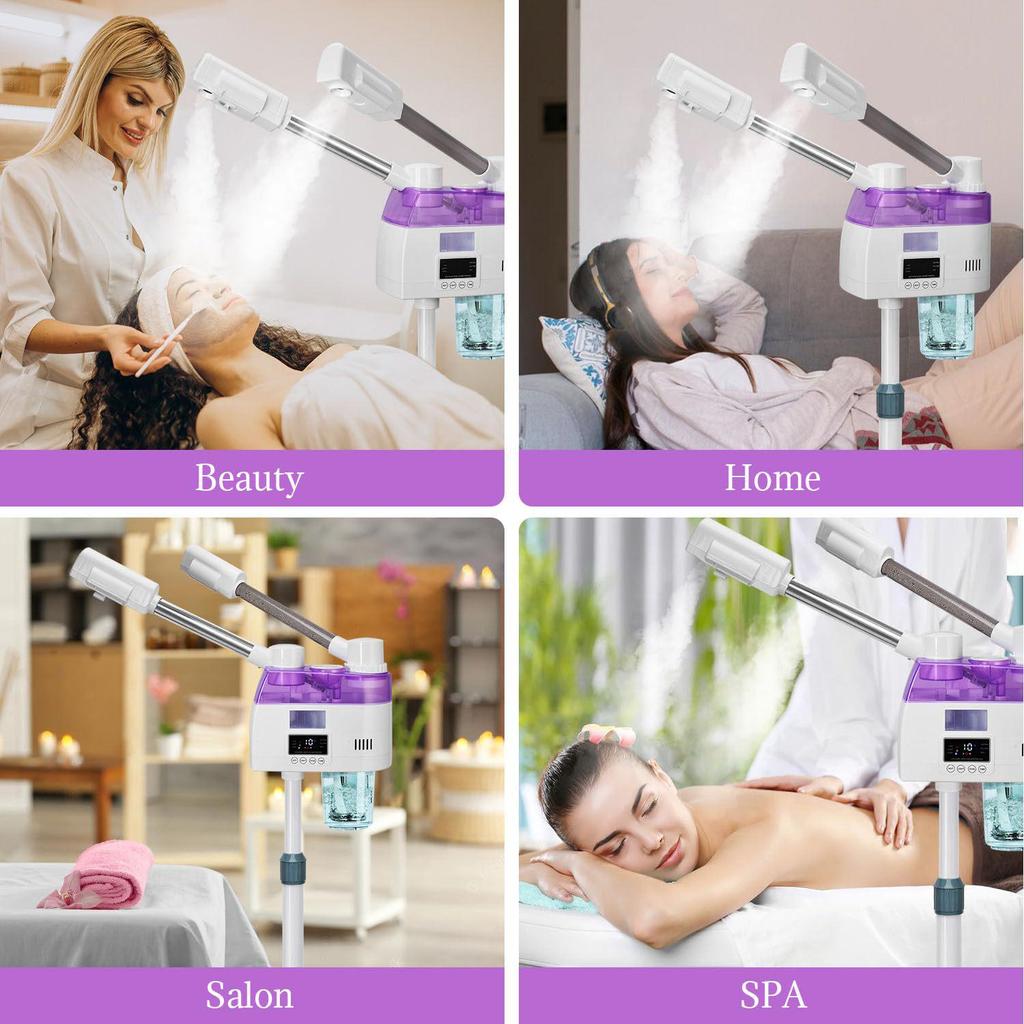 Dual-Mode Facial Steamer: Cold & Hot Hydrating Beauty Spray Machine
