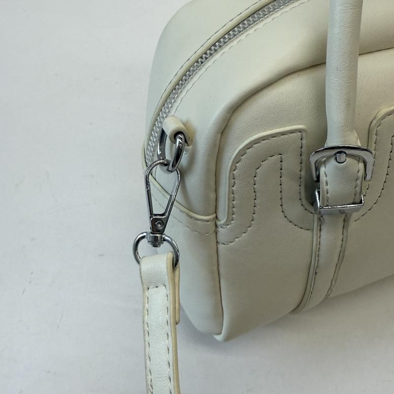 Mini Boston Bag with Dual Top Handles and Detachable Shoulder Strap for Elegant Daily or Evening Use