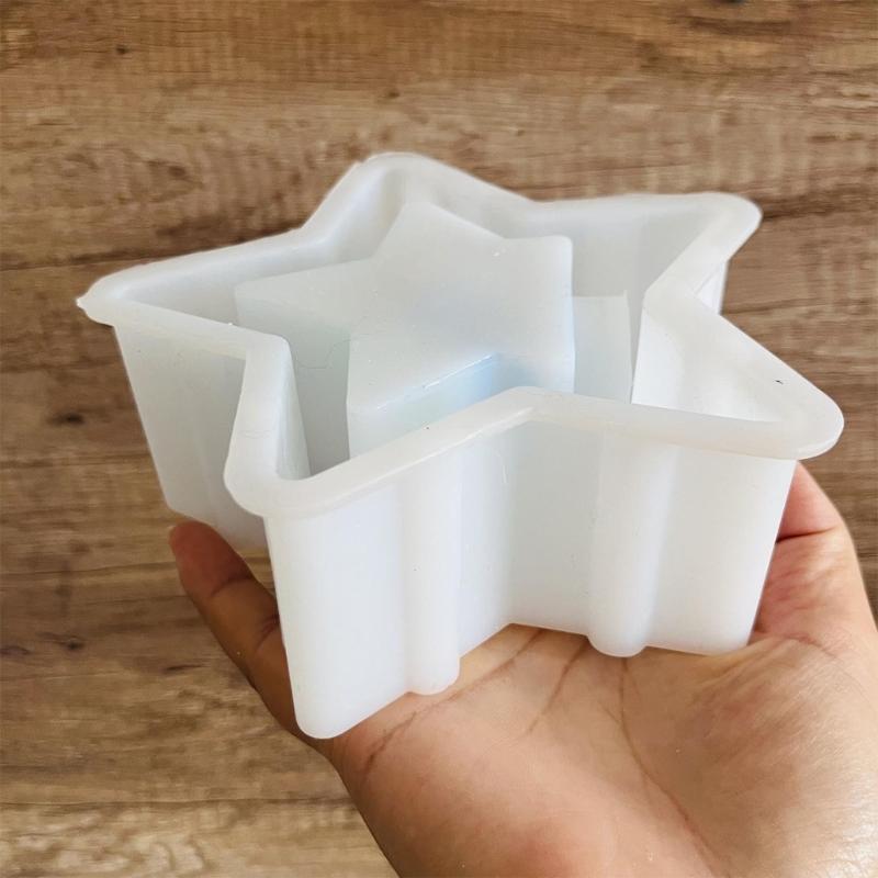 DIY Castings Mould Candlestick Candle Holder Molds Silicone Craft Molds Pendants Decorations 3D Candlestick Making Molds