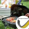 Self Adhesive Fireplace Seal Rope Fiberglass Flat Wood Stove Gasket Tape Heat Resistant Stove Sealing Rope Pellet Stove