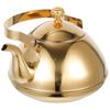 Stainless Steel Household Teapot with Built-in Strainer Ergonomic Handle for Easy Pouring Ideal for Family Gathering Afternoon