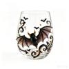 Halloween Glassware Decorative Glass for Seasonal Home Decor