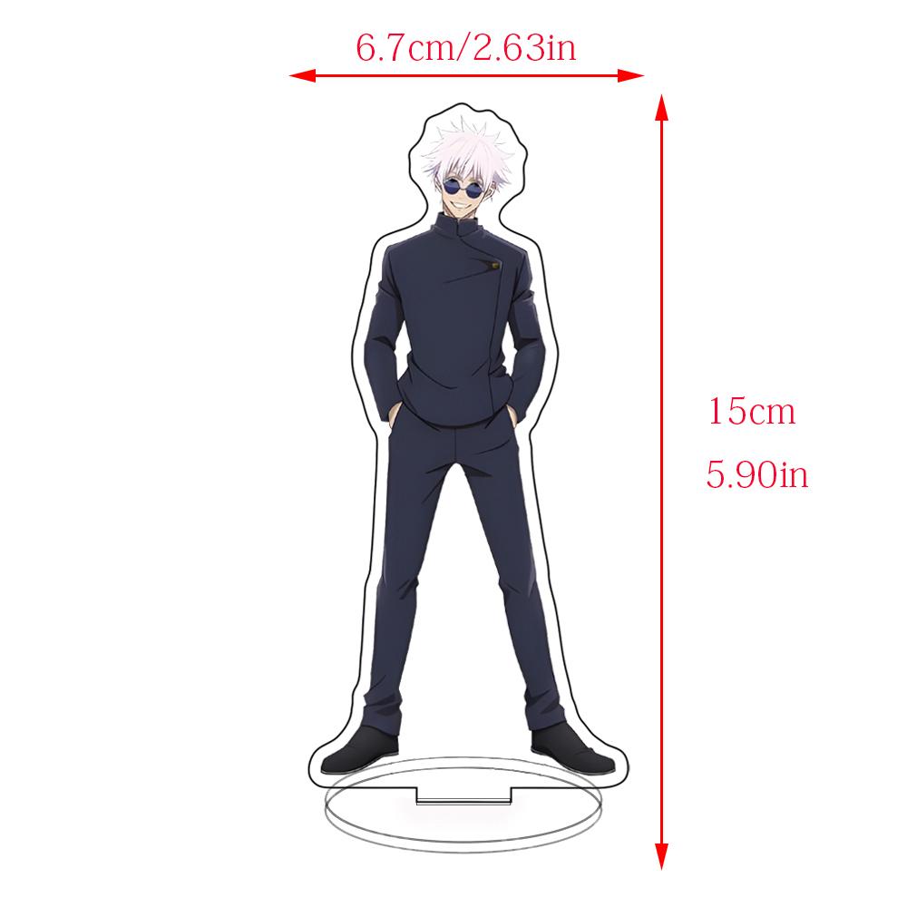 15cm Jujutsu Kaisen Acrylic Medium Stand Itadori Yuji Satoru Gojo Figure Ornaments Homo Creative Boys Gifts Toys Doll