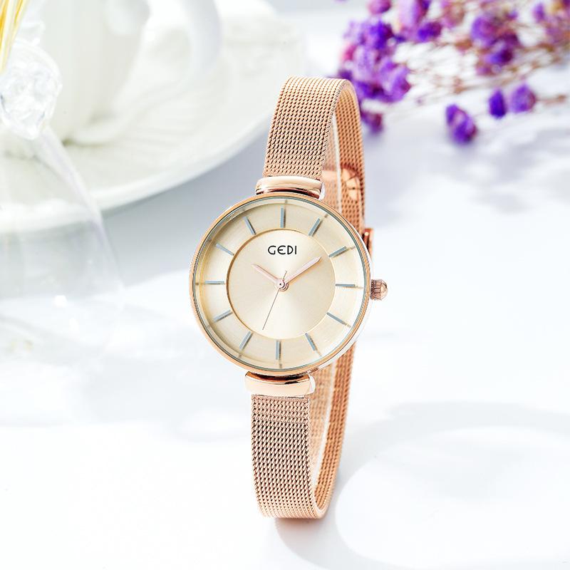 Damen Mode Wind Uhr Mittelschüler Minimalistisch Prüfungsuhr