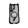 Foreign Trade Cat Ear Magnetic Mobile Phone Case for Samsung S26ULTRA Cat Ear Acrylic S26/S24