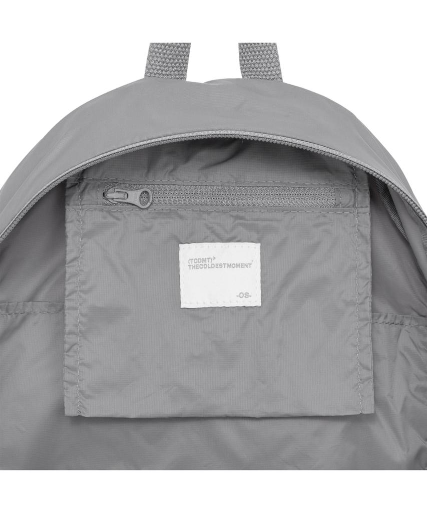 The Coldest Moment Tcm Belt Strap Nylon Backpack (Grey)