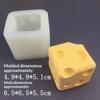 Food Grade Cheese Silicone Mold Cute Non-Stick Baking Tray for DIY Fondant Cake Chocolate Candy Party Dessert Making