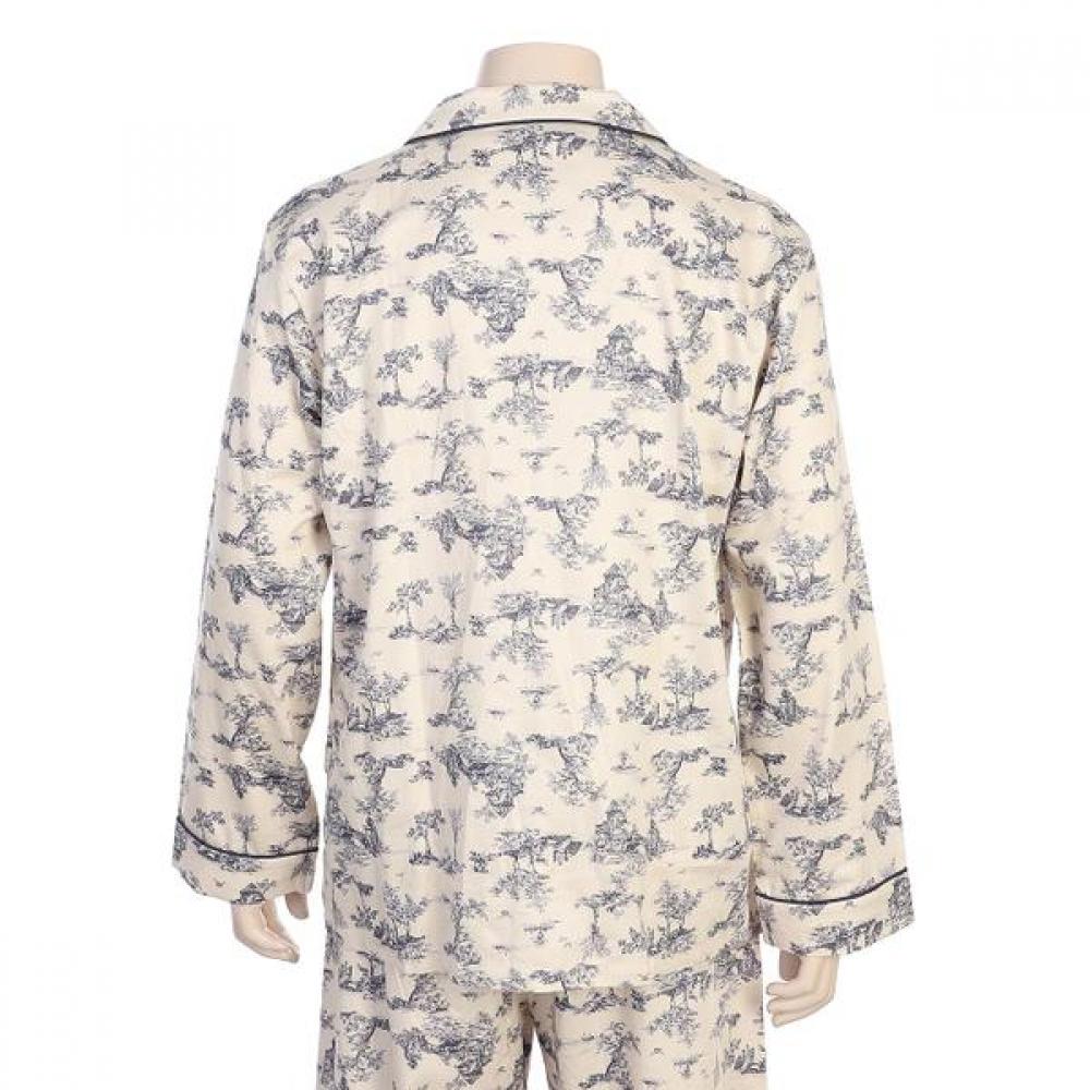 Barbara Men S 100  Cotton Print pajamaS Amp4609b