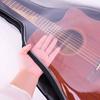 Transparent Guitar Bag Rubber Bottom Musical Gear Thick Padding