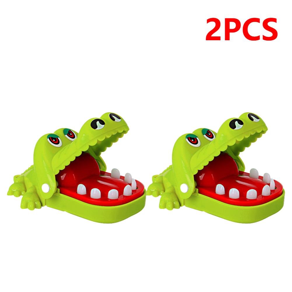 

Зубы крокодила Классические кусающие подарочные шутки с зубами Игрушка для укуса крокодила Игрушка для игр с брелком