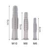 20Pcs M6/M8/M10 Knotted Expansion Tubes Eco-Friendly Nylon/Plastic Expansion Plugs Multi-Specification