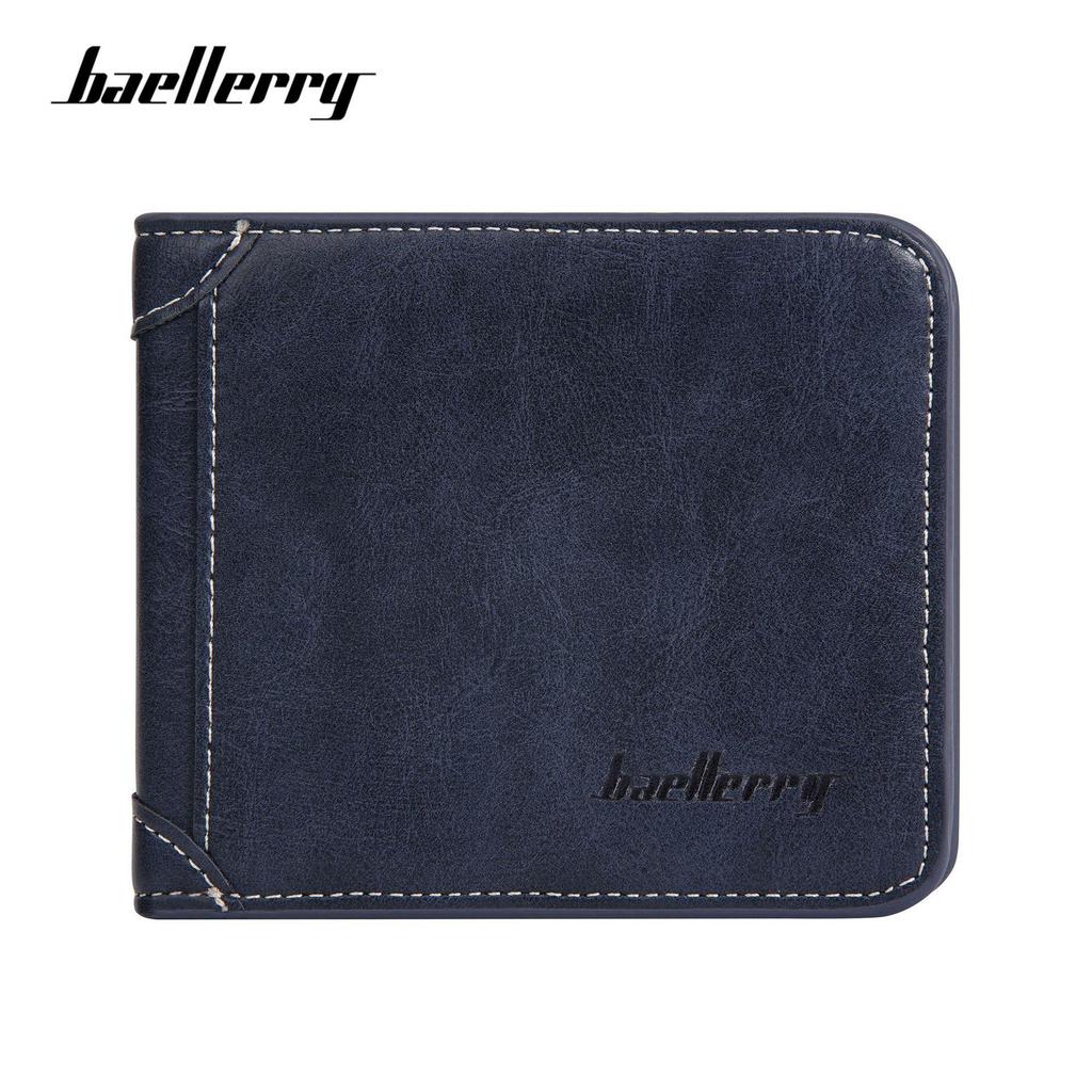 Çoklu Kart Yuvalı ve Manyetik Kart Korumalı Şık İnce İki Katlı Cüzdan