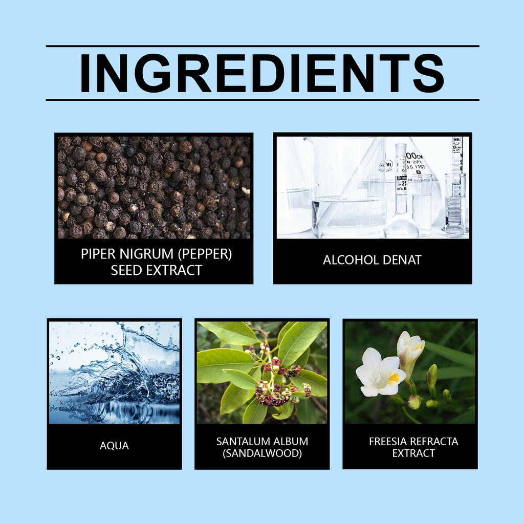 Roxelis Pheromone Enhanced Cologne for Men, Sandalwood & Freesia, 50ml