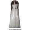Xiaokeis Dress Garment Bag, Dirt-Proof Suit Protector Cover Bag with Zipper for Long Dresses, Wedding Dress Garment Bag, Clear Garment Bags for Long