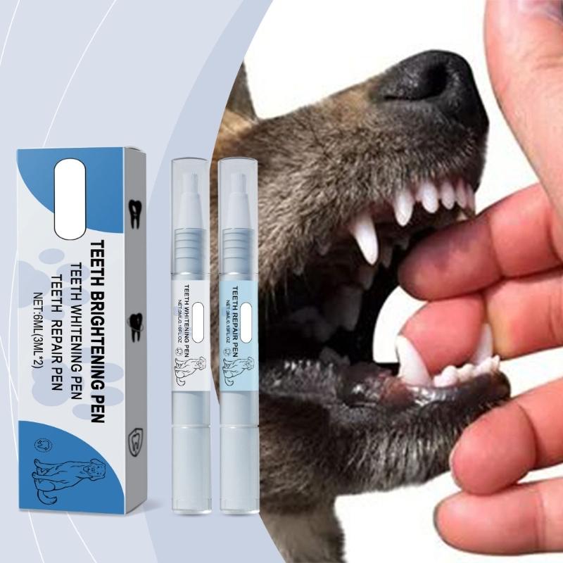 Pet Toothbrush Easy To Use for Dogs Teeth Care Dogs Cats Cleaning Mouth Brush Preventing Bad Breath Tartar Gums Problems