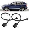 2Pcs Brake Pad Wr Sensor, Front, Replacement part for 7P0907637, sy Installation, Professional Workmanship, Stable Performance, High Reliability, Supe